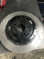 Brembo 6 πιστονα φρένα με δίσκους διαιρουμενους 355 διαμετρο + ανταπτορες για vw scirocco-golf 5-6,audi s3-ttrs-a4-a5-a6-q5,octavia & bmw e46-e92-thumb-2