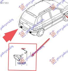 ΦΑΝΟΣ ΠΙΣΩ ΟΜΙΧΛΗΣ (Γ) ΑΡΙΣΤΕΡΗ ΠΛΕΥΡΑ για HYUNDAI MATRIX 08-10