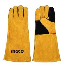 Γάντια Δερμάτινα Μακριά Ηλεκτροσυγκολλητών XL INGCO HGVW02-XL