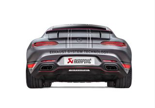 AKRAPOVIC Mercedes-Benz AMG GT GTS GTC Original εξάτμιση τιτανίου ολόσωμη 