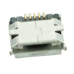Bύσμα USB Laptop - USB 2.0 Connector Micro USB, M DIP, Silver Port Jack Socket Connector (Κωδ. 1-USB074)