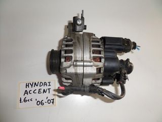 Hyundai accent 1.6cc 2006-2011 δυναμό  ( No: 37300-22650 )