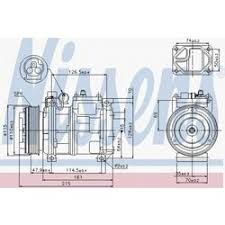 A/C COMPRESSOR ASTRA G 98- ΚΑΙΝ. NISSENS NS89322 OPEL ASTRA OPEL ZAFIRA eautoshop.gr