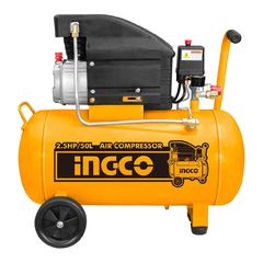 INGCO Αεροσυμπιεστής μονομπλόκ 50lt/2.5Hp AC25508 + ΔΩΡΟ ΓΑΝΤΙΑ ΕΡΓΑΣΙΑΣ,ΚΡΕΜΑ ΚΑΘΑΡΙΣΜΟΥ,ΣΟΥΓΙΑΣ(ΕΩΣ 6 ΑΤΟΚΕΣ Η 60 ΔΟΣΕΙΣ)