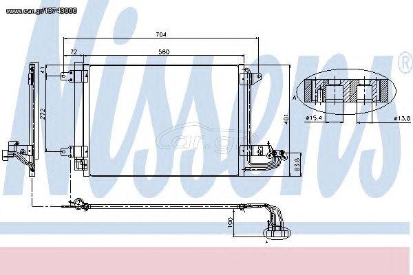 Ψυγείο A/C NISSENS GROUP VAG.AUTOSPRINT SYSTEM