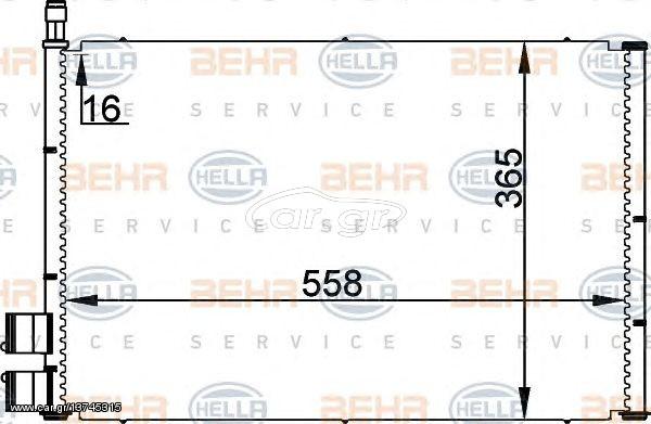 Ψυγείο A/C BEHR-HELLA FORD FIESTA V.AUTOSPRINT SYSTEM