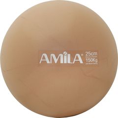Amila Μπάλα Pilates, 25cm, Χρυσή, bulk (95818)
