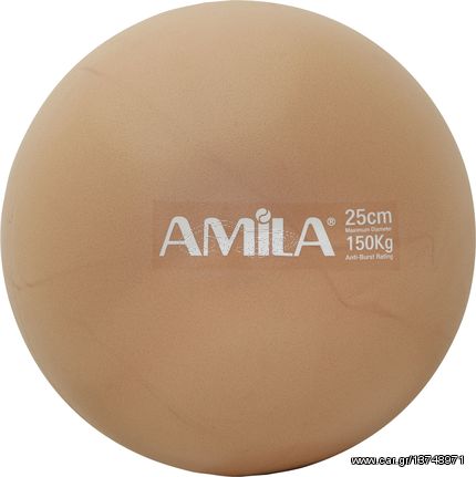 Amila Μπάλα Pilates, 25cm, Χρυσή, bulk (95818)