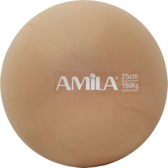 Amila Μπάλα Pilates, 25cm, Χρυσή, bulk (95818)