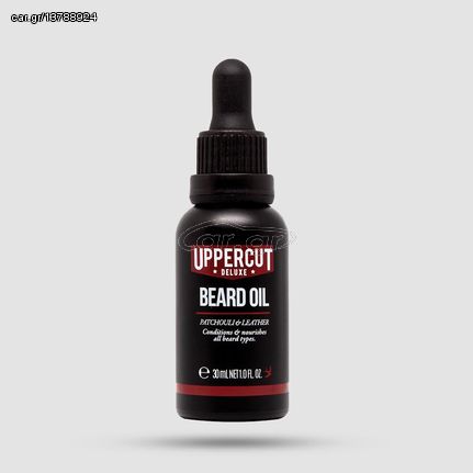 Λάδι Για Γένια - Uppercut Deluxe - Patchouli & Leather 30ml