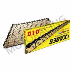 ΑΛΥΣΙΔΑ ΚΙΝΗΣΗΣ HONDA CB 900 HORNET 02'-07' / TRIUMPH TIGER 955 01'-06' / KAWASAKI VN 800 VULCAN 97'-05' DID 530 VX G x 114 ΔΟΝΤΙΑ - ΧΡΥΣΗ X'RING