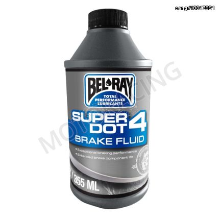 ΥΓΡΑ ΦΡΕΝΩΝ ΜΗΧΑΝΗΣ BEL-RAY SUPER DOT 4 BOTTLES (BRAKE FLUID) 355ML