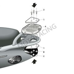 ΒΑΣΗ ΒΑΛΙΤΣΑΣ KYMCO PEOPLE 125 05'-06' / PEOPLE 150 05' SHAD