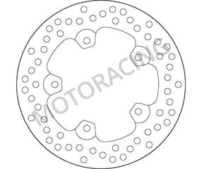 ΔΙΣΚΟΠΛΑΚΑ ΠΙΣΩ SBS APRILIA RSV 1000 98'-09' / TUONO 1000R 06'-10' / RS 125 06'-11