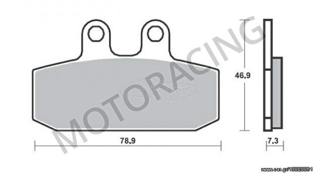 ΤΑΚΑΚΙΑ ΜΠΡΟΣΤΑ APRILIA SCARABEO 400 07'-11' / SPORTCITY 300 08'-11' / DERBI RAMBLA 300 10'-12' SBS 108CT - CARBONTECH