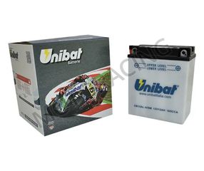 ΜΠΑΤΑΡΙΑ PEUGEOT SATELIS 125 04'-06' / APRILIA SCARABEO 150 98'-03' / LEONARDO 150 96'-05' UNIBAT CB12AL-A/SM 12V 12Ah ΜΕ ΥΓΡΑ