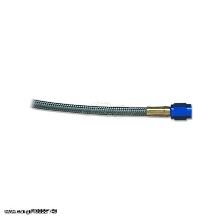 NOS Stainless Steel Braided Hose -3AN 12" Blue