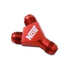 NOS 10AN Red Specialty Y Fitting Block
