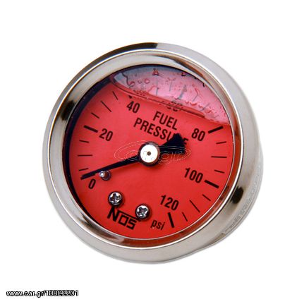 NOS Fuel Pressure Gauge 0-120