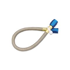NOS Stainless Steel Braided Hose -3AN 18" Blue