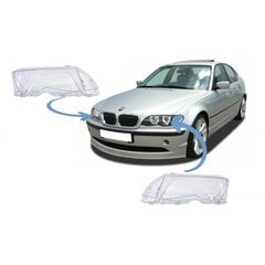 Κρύσταλλα φαναριών σετ BMW 3 Series E46 Facelift Sedan/Touring (2001-2004)