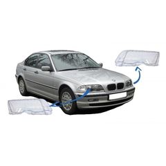 Κρύσταλλα φαναριών σετ BMW E46 Sedan 3 Series (1998-2001) Pre Facelift