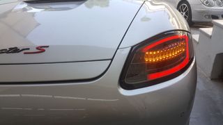 PORSCHE BOXSTER 987 LED ΠΙΣΩ ΦΑΝΑΡΙΑ SMOKE / RED - ΦΥΜΕ / KOKKINA