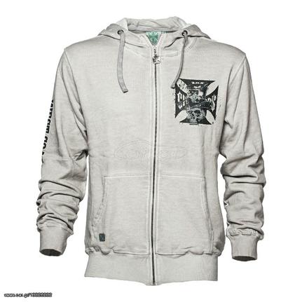 ΦΟΥΤΕΡ ΑΝΑΒΑΤΗ ΜΟΤΟΣΥΚΛΕΤΑΣ WCC CASH ONLY HIGH NECK ZIP UP HOODIE