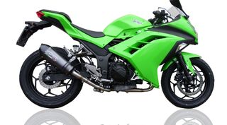 Εξάτμιση Τελικό Gpr Gpe Poppy Carbon Look Kawasaki Ninja 300 R '12 '14  Special Offer