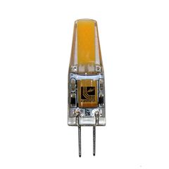 Λάμπα led G4 COB σιλικόνης ισχύος 2W 12VAC/DC 4000k ενδιάμεσο φως δέσμης 360° 200lm
