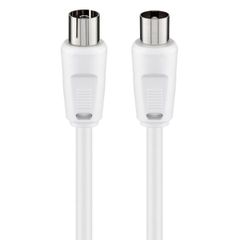 Καλώδιο κεραίας GOOBAY 11514 αρσενικό σε θηλυκό <70 dB CCS μήκους 10m λευκό