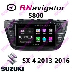SUZUKI SX-4  2013-2016 - RNavigator S800 - RN8SUSXC - 8'' OEM ΕΡΓΟΣΤΑΣΙΑΚΕΣ ΟΘΟΝΕΣ με Mirror Link και Wi-Fi- ANDROID 7.1.2 - Caraudiosolutions.gr