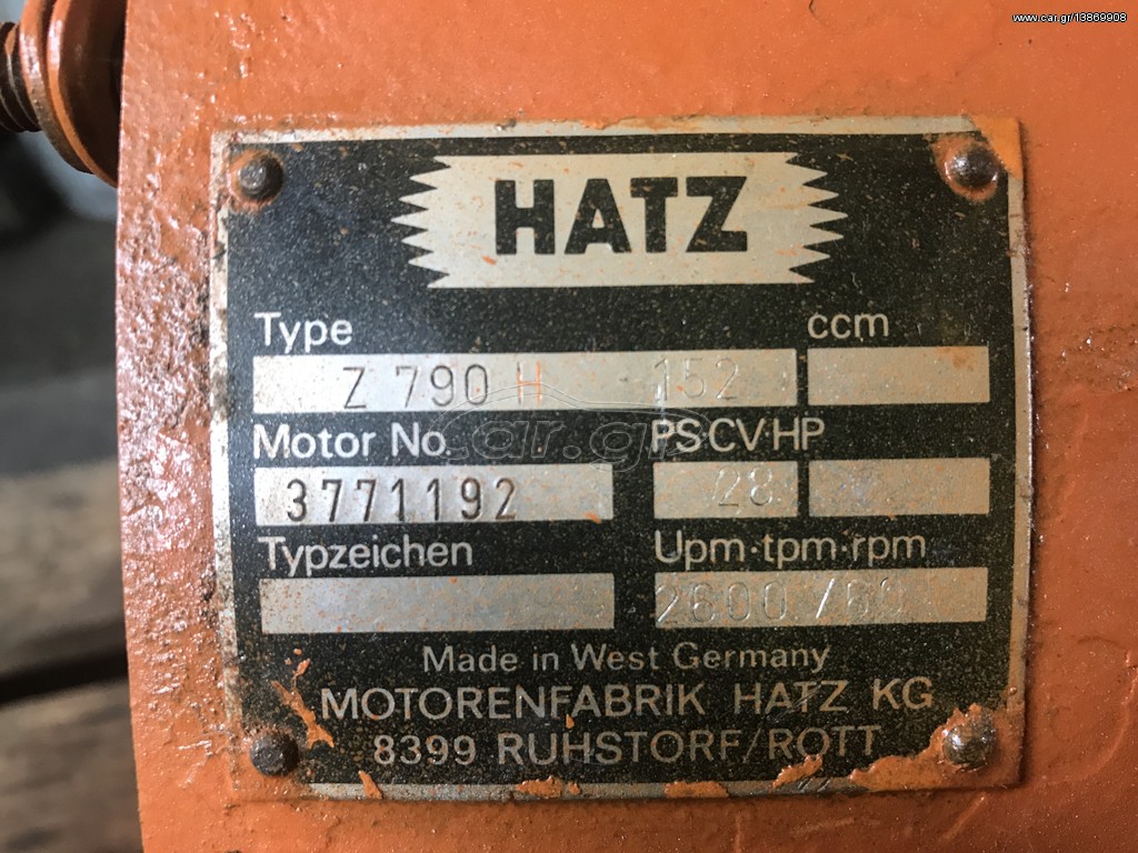 HATZ 790 ΚΙΝΗΤΗΡΕΣ