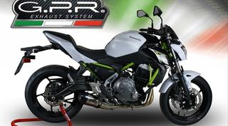 Εξάτμιση Ολόσωμη Gpr Gpe Titanium/Carbon End Kawasaki Z 650 2017 -2018 Euro4 Special Offer Racing Version