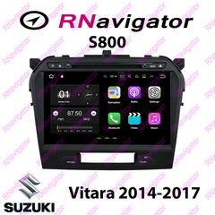 SUZUKI  VITARA 2014-2017 - RNavigator S800 - RN8SUVI - 10,1'' OEM ΕΡΓΟΣΤΑΣΙΑΚΕΣ ΟΘΟΝΕΣ με Mirror Link και Wi-Fi- ANDROID 7.1.2 - Caraudiosolutions.gr