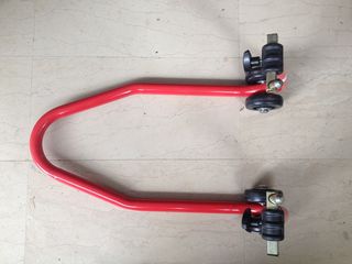 STAND ΕΜΠΡΟΣ BIKE LIFT FS-10 UNIVERSAL ΡΥΘΜΙΖΟΜΕΝΟΣ ΓΙΑ ΠΙΡΟΥΝΙΑ ΜΕ ΤΡΥΠΑ ΓΙΑ BMW DUCATI APRILIA HONDA SUZUKI KTM KAWASAKI TRIUMPH YAMAHA
