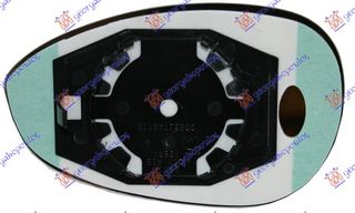 ΚΡΥΣΤΑΛΛΟ ΚΑΘΡΕΦΤΗ (CONVEX GLASS) ΔΕΞΙΑ ΠΛΕΥΡΑ για FIAT GRANDE PUNTO 05-12