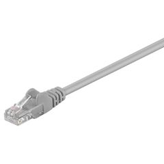 Καλώδιο δικτύου GOOBAY U/UTP CAT5e CCA AWG 28/7 μήκους 1.5m γκρι
