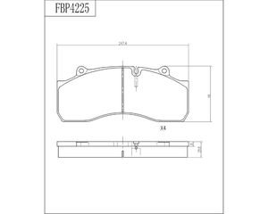 ΣΕΤ Τακάκια Δισκόφρενα (Μπροστά)SAF Intradisc Plus 01/1999-10/2000 SMB ( ΤΙΜΗ ΜΕ ΦΠΑ)