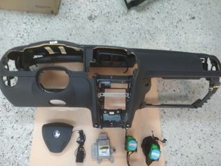 Σέτ αερόσακοι κομπλέ με το ταμπλό Saab 9-3  2008-2014 (μαύρο ταμπλό) 