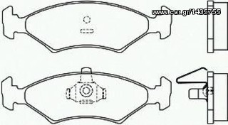 Τακάκια PAGID εμπρόσθια για Ford Fiesta από 01/1989 (Τ1141) 