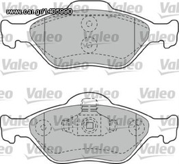 Τακάκια VALEO εμπρόσθια για Ford Fiesta από από 02/2000 (598564) 