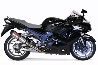 Εξατμίσεις Διπλά Τελικά Gpr Gpe Evo Titanium/Carbon End Kawasaki  ZZR 1400 2006 -2007 > Special Offer Racing Version