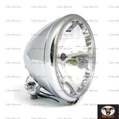 ΦΑΝΑΡΙ ΕΜΠΡΟΣ ΜΟΤΟΣΥΚΛΕΤΑΣ PRISMIC HEADLAMP CHROME 6 1/2 INCH