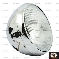 ΦΑΝΑΡΙ ΕΜΠΡΟΣ ΜΟΤΟΣΥΚΛΕΤΑΣ 7 INCH BRITISH STYLE HEADLAMP