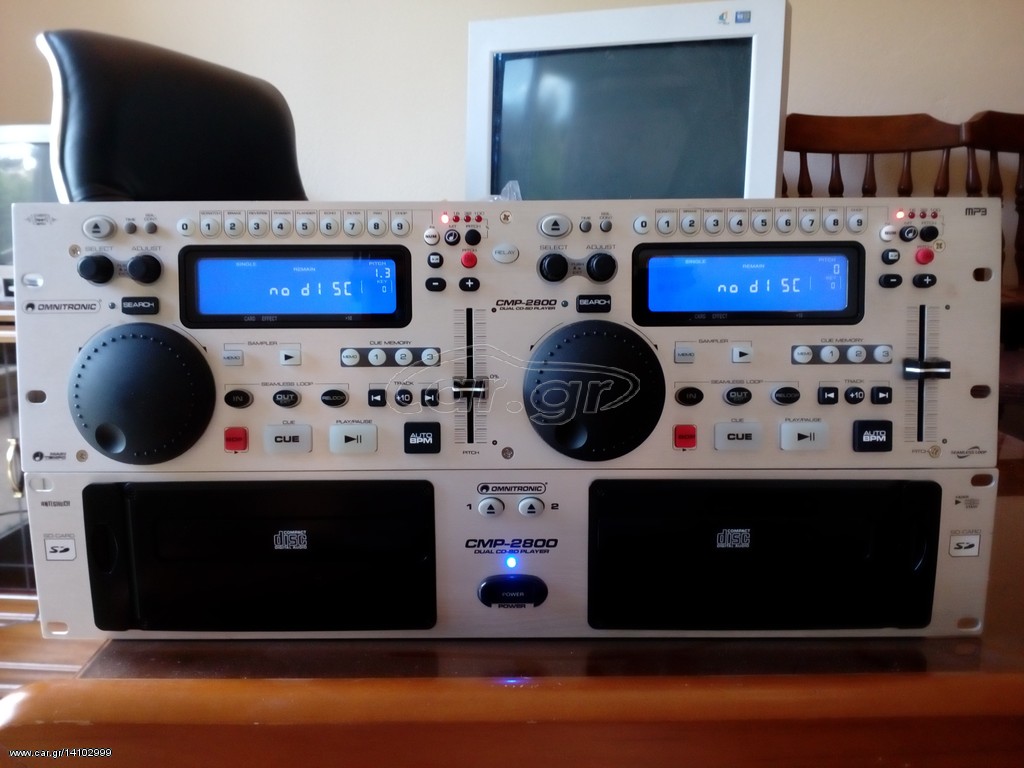 OMNITRONIC CMP 2800 DUAL CD/MP3/SD PLAYER