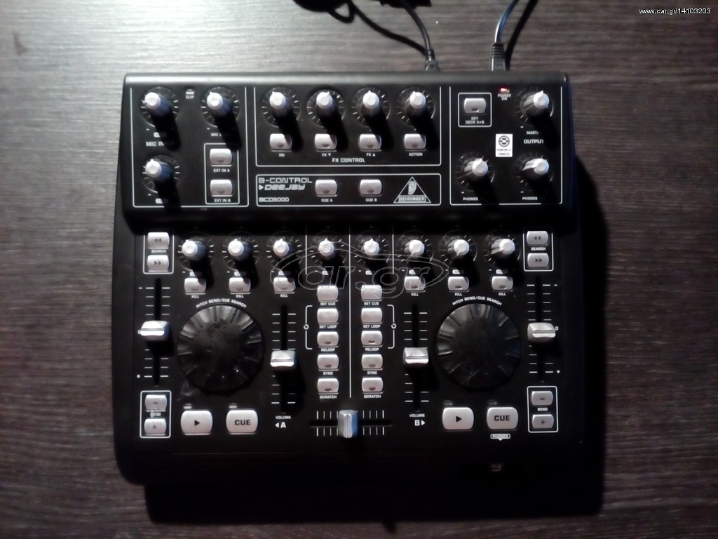 BEHRINGER B-CONTROL DEEJAY BCD 3000 DJ MIXER