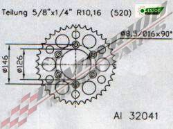 RMX 250 89-01 ΓΡΑΝΑΖΙΑ ΕΜΠΡΟΣ & ΠΙΣΩ