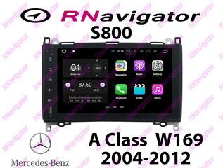 Mercedes Benz A Class W169 2004-2012 - RNavigator S800 - RN8MBABD - 8'' OEM ΕΡΓΟΣΤΑΣΙΑΚΕΣ ALL TOUCH ΟΘΟΝΕΣ με Mirror Link και Wi-Fi- ANDROID 7.1.2 - Caraudiosolutions.gr 