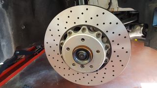 HyperBrake Brembo 6 πίστονο κιτ φρένων 356x32 διαιρούμενο για BMW σειρά 3 F30/F35/F80 & σειρά 4 Coupe F32/ F82 All Models-thumb-4